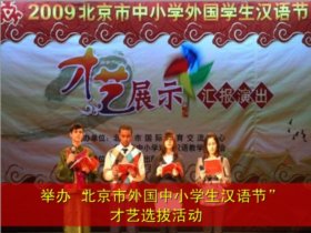 北京市对外汉语研究会2009年活动回顾